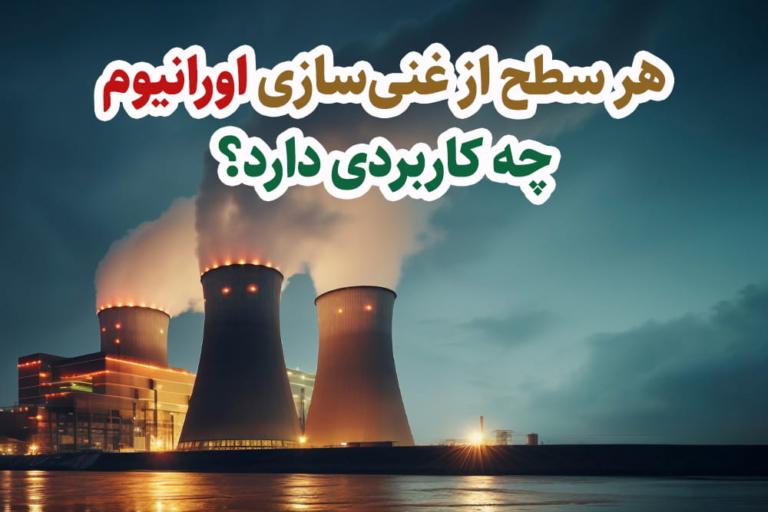 اینفوگرافیک هر سطح از غنی‌سازی اورانیوم چه کاربردی دارد؟